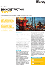 Construction Services Fact Sheet